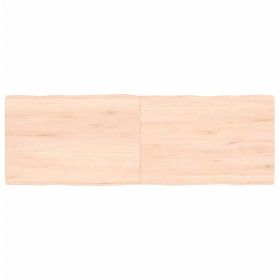 Solid wood table top natural edge 120x40x(2-4) cm by vidaXL, Table tops - Ref: Foro24-363890, Price: 43,74 €, Discount: %