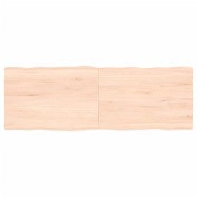 Tablero de mesa madera maciza borde natural 120x40x(2-4) cm