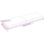 Solid wood table top natural edge 120x40x(2-4) cm by vidaXL, Table tops - Ref: Foro24-363890, Price: 43,74 €, Discount: %