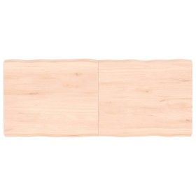 Solid wood table top with natural edge 120x50x(2-6) cm by vidaXL, Table tops - Ref: Foro24-363893, Price: 42,37 €, Discount: %