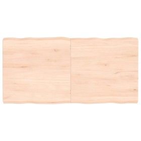 Massivholztischplatte mit Naturkante 120x60x(2-6) cm von vidaXL, Tischplatten - Ref: Foro24-363895, Preis: 49,21 €, Rabatt: %