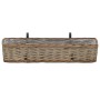 Balcony planter 2 pcs wicker with PE lining 80 cm by vidaXL, Pots and planters - Ref: Foro24-287642, Price: 60,50 €, Discount: %