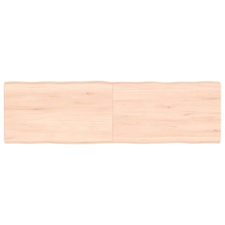 Tablero de mesa madera maciza borde natural 140x40x(2-4) cm by vidaXL, Table tops - Ref: Foro24-363896, Price: 49,21 €, Disco...