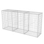 Cesta de muro de gaviones acero galvanizado 200x50x100 cm