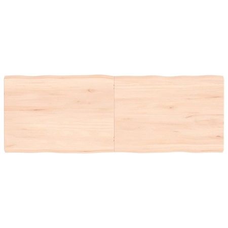Massivholz Tischplatte mit natürlichem Rand 140x50x(2-4) cm von vidaXL, Tischplatten - Ref: Foro24-363898, Preis: 41,01 €, Ra...