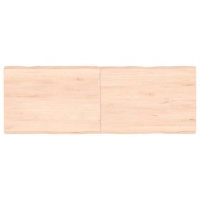 Tablero de mesa madera maciza borde natural 140x50x(2-6) cm