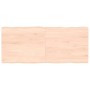 Massivholz Tischplatte mit natürlichem Rand 140x60x(2-4) cm von vidaXL, Tischplatten - Ref: Foro24-363900, Preis: 47,84 €, Ra...