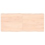Tablero de mesa madera maciza borde natural 140x60x(2-6) cm de vidaXL, Tableros para mesas - Ref: Foro24-363901, Precio: 123,...