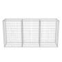 Cesta de muro de gaviones acero galvanizado 200x50x100 cm