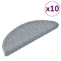 Stufenmatten 10 Stück hellgrau 65x24x4 cm von vidaXL, Treppenmatten - Ref: Foro24-149757, Preis: 49,15 €, Rabatt: %