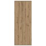 Highboard Roble artisan 70 x 35 x 180 cm Madera contrachapada