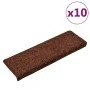 Treppenmatten 10 Stück braun 65x21x4 cm von vidaXL, Treppenmatten - Ref: Foro24-149821, Preis: 63,44 €, Rabatt: %