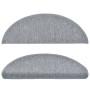 Alfombrillas de escalera 10 unidades gris claro 65x24x4 cm de vidaXL, Alfombrillas para escalones - Ref: Foro24-149757, Preci...