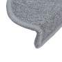 Stufenmatten 10 Stück hellgrau 65x24x4 cm von vidaXL, Treppenmatten - Ref: Foro24-149757, Preis: 49,15 €, Rabatt: %