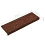 Treppenmatten 10 Stück braun 65x21x4 cm von vidaXL, Treppenmatten - Ref: Foro24-149821, Preis: 63,44 €, Rabatt: %