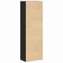 Highboard Roble negro 60 x 35 x 180 cm Madera contrachapada