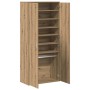 Highboard Roble artisan 80 x 39 x 178 cm Madera contrachapada