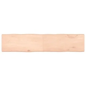 Massivholz Tischplatte mit natürlichem Rand 180x40x(2-6) cm von vidaXL, Tischplatten - Ref: Foro24-363909, Preis: 75,19 €, Ra...