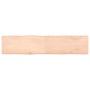 Massivholz Tischplatte mit natürlichem Rand 180x40x(2-6) cm von vidaXL, Tischplatten - Ref: Foro24-363909, Preis: 75,19 €, Ra...