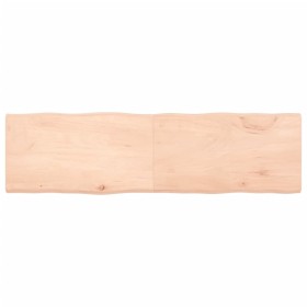 Tablero de mesa madera maciza borde natural 180x50x(2-4) cm
