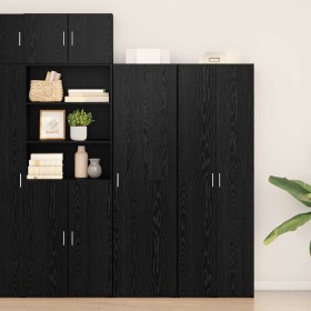 Alacena Roble negro 50 x 42.5 x 185 cm Madera contrachapada