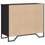 Cajonera Roble negro 91 x 35.5 x 74.5 cm Madera contrachapada