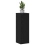 Soporte de plantas 2 pcs Roble negro 33 x 33 x 100 cm