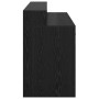 Escritorio Roble negro 140 x 55 x 91 cm Madera contrachapada