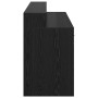 Escritorio Roble negro 160 x 55 x 91 cm Madera contrachapada