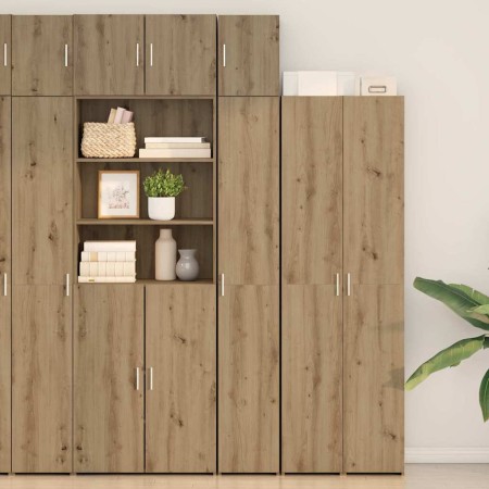 Gabinete de Almacenamiento Slim Roble artisan