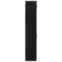 Gabinete de Almacenamiento Slim Roble negro 30 x 42.5 x 225 cm