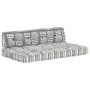 Cojín para sofá de palés tela gris patchwork de vidaXL, Cojines para sillas y sofás - Ref: Foro24-287718, Precio: 143,32 €, D...
