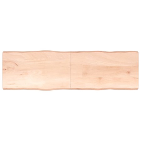 Tablero de mesa madera maciza borde natural 200x60x(2-6) cm