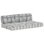 Gray patchwork fabric pallet sofa cushion by vidaXL, Cushions for chairs and sofas - Ref: Foro24-287718, Price: 143,32 €, Dis...