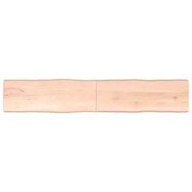 Massivholz Tischplatte mit natürlichem Rand 220x40x(2-6) cm von vidaXL, Tischplatten - Ref: Foro24-363921, Preis: 61,52 €, Ra...