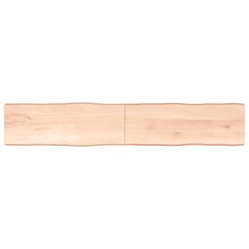 Solid wood table top with natural edge 220x40x(2-6) cm by vidaXL, Table tops - Ref: Foro24-363921, Price: 61,52 €, Discount: %