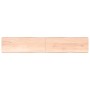 Massivholz Tischplatte mit natürlichem Rand 220x40x(2-6) cm von vidaXL, Tischplatten - Ref: Foro24-363921, Preis: 61,52 €, Ra...