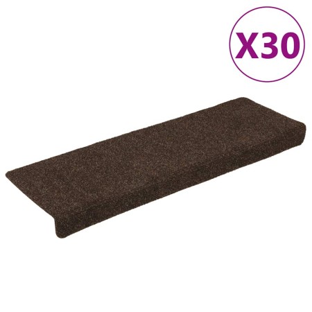 Felpudos autoadhesivos para escaleras, 30 unidades, 65 x 21 x 4