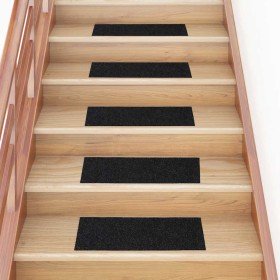 Felpudos autoadhesivos para escaleras, 30 unidades, 60 x 25 cm