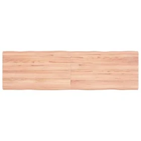 Treated wood table top with natural brown edge 140x40x(2-4)cm by vidaXL, Table tops - Ref: Foro24-363962, Price: 39,64 €, Dis...