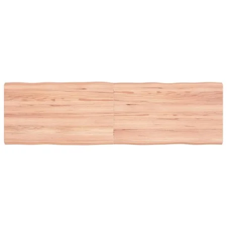 Treated wood table top with natural brown edge 140x40x(2-4)cm by vidaXL, Table tops - Ref: Foro24-363962, Price: 39,64 €, Dis...