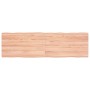 Treated wood table top with natural brown edge 140x40x(2-4)cm by vidaXL, Table tops - Ref: Foro24-363962, Price: 39,64 €, Dis...