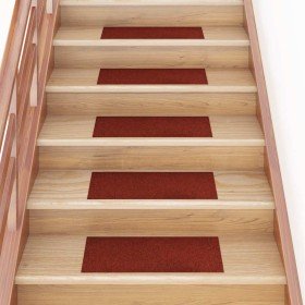 Felpudos autoadhesivos para escaleras, 30 unidades, 60 x 25 cm