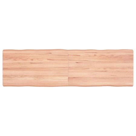 Behandelter Holztisch mit natürlichem braunem Rand 140x40x(2-6)cm von vidaXL, Tischplatten - Ref: Foro24-363963, Preis: 47,84...