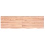 Behandelter Holztisch mit natürlichem braunem Rand 140x40x(2-6)cm von vidaXL, Tischplatten - Ref: Foro24-363963, Preis: 47,84...