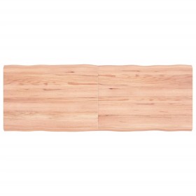 Treated wood table top with natural brown edge 140x50x(2-4)cm by vidaXL, Table tops - Ref: Foro24-363964, Price: 47,84 €, Dis...
