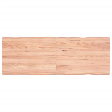Behandelter Holztisch mit natürlicher brauner Kante, 140x50x(2-6)cm. von vidaXL, Tischplatten - Ref: Foro24-363965, Preis: 56...