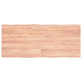 Treated wood table top with natural brown edge 140x60x(2-4)cm by vidaXL, Table tops - Ref: Foro24-363966, Price: 56,05 €, Dis...