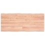 Treated wood table top with natural brown edge 140x60x(2-4)cm by vidaXL, Table tops - Ref: Foro24-363966, Price: 56,05 €, Dis...