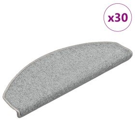 Felpudos para escaleras 30 unidades 65x24x4 cm Gris Claro